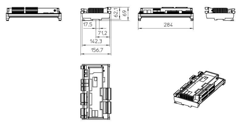 EV-PLCC-AC1-DC1 - Controller dei carichi DC