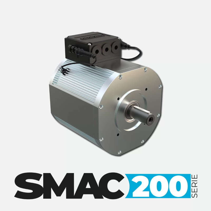 Motore 6.5kW SMAC-200-105-48V + Pompa 20cc